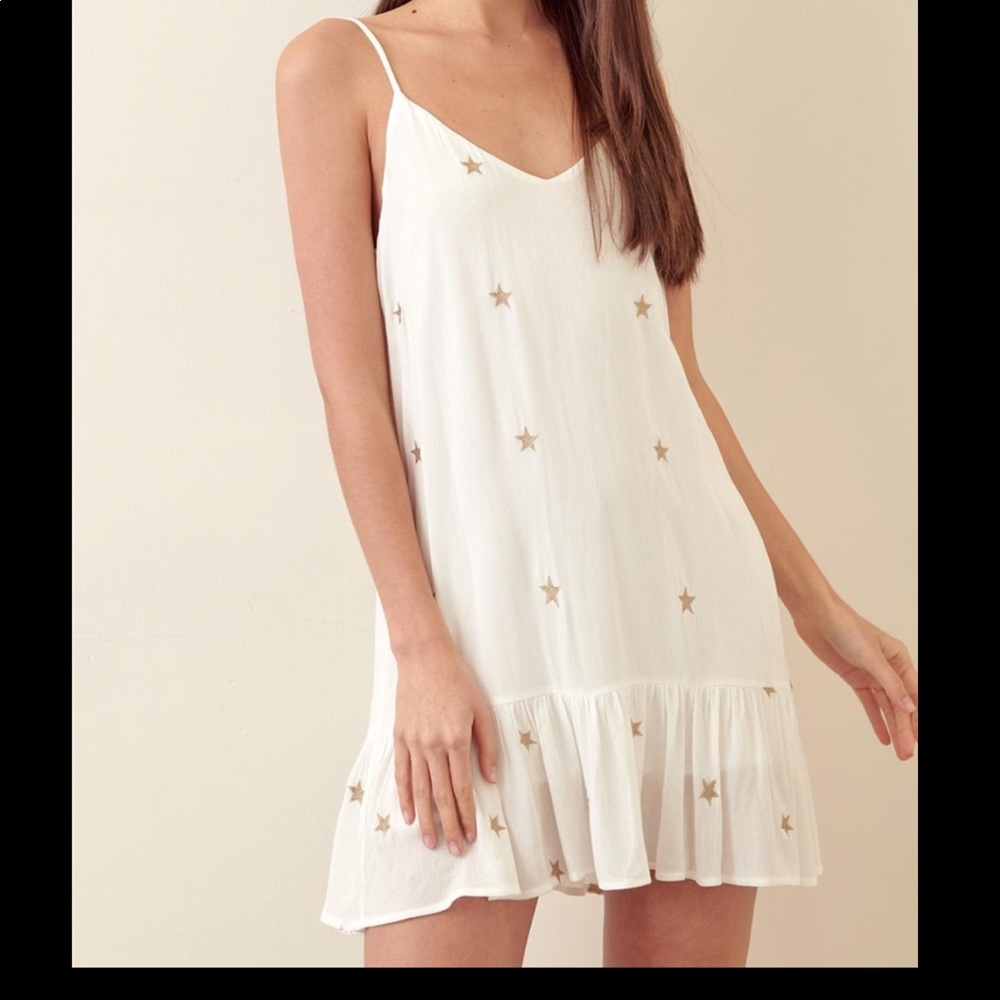 star print mini dress